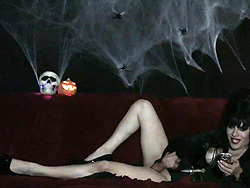 The queen of halloween Lustful halloween queen Jesse